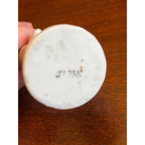 Vintage 1950s MCM Mini Victorian Style Figure 3D Angel Bud Vase Japan Back Stamp - Picture 4 of 4